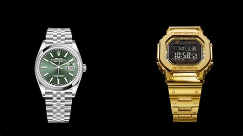 cassio o rolex|Rolex VS Casio: cuáles son los modelos más costosos y.